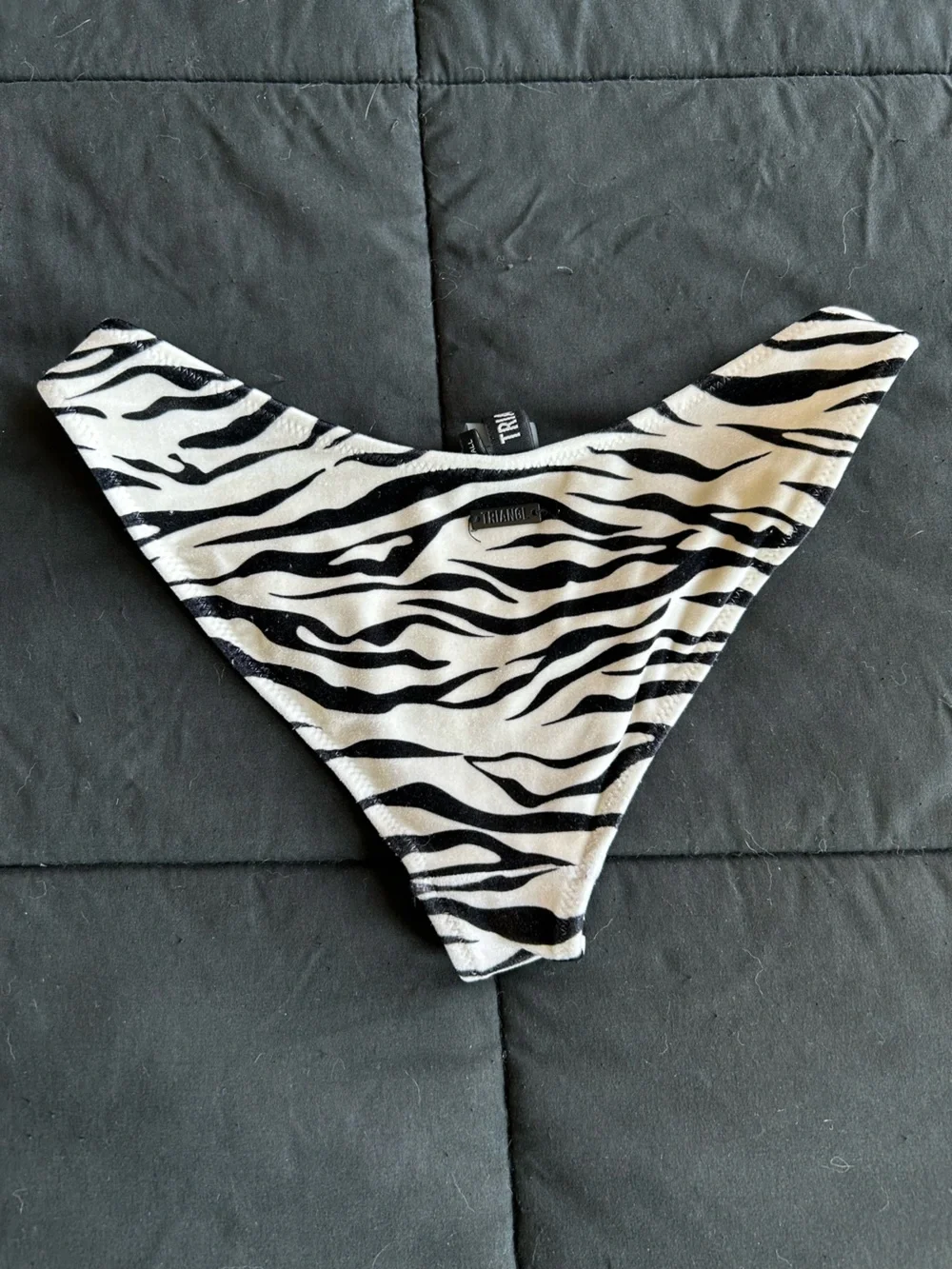 triangl swimwear Black & White Zebra Print Bikini Bottom